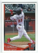 2019 Lansing Lugnuts (Class A-Toronto Blue Jays) Mc Gregory Contreras