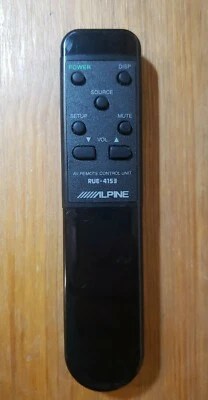 ALPINE RUE-4153 AV System Remote Control FOR PKG700A & TMXR700 Overhead Video - Image 1 of 4