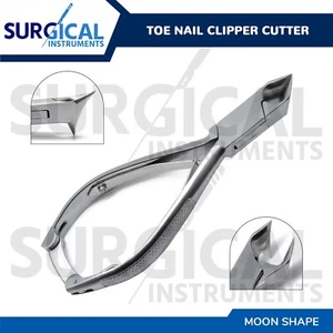 Toe Nail Clipper Cutter Moon Shape Excellent Brand Stainless Steel German Grade - Picture 1 of 8