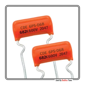 Sprague Orange Drop .0068uf 600V - Usado para tapa de tono o sangrado agudo - Cantidad: (2) - Imagen 1 de 3