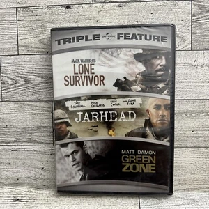 New Lone Survivor / Jarhead / Green Zone DVD Mark Wahlberg Sealed Ships FREE - Imagen 1 de 5