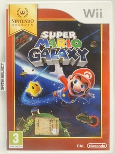 Super Mario Galaxy 1 Nintendo Wii WiiU U Pal Original With Manual - Picture 1 of 6