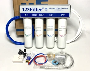 4 Stage Whole House Ultra filtration 0.01 Micron UF Drinking Water Filter System - Picture 1 of 9