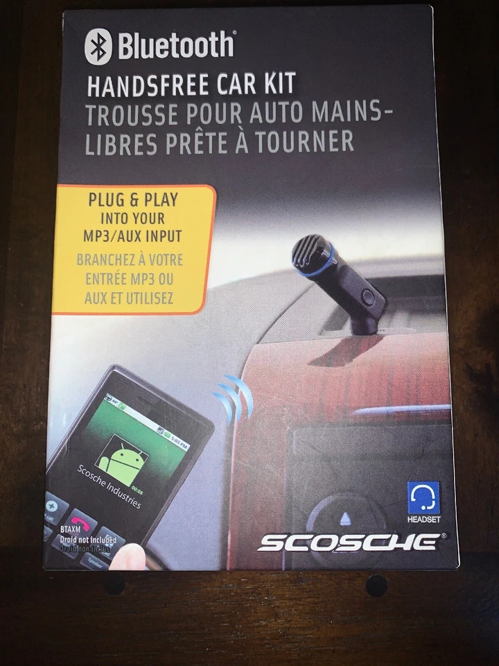 Scosche BTAXS2R Motormouth III AUX Handsfree Bluetooth Car Kit