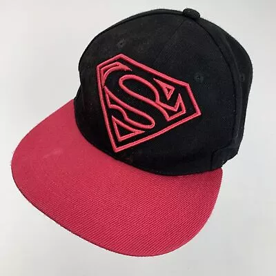 Gorra de béisbol Superman negra rosa seis banderas gorra snapback Foto 1 de 4