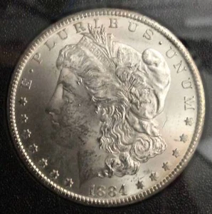 1884 CC Morgan Silver Dollar Carson City GSA Brilliant Uncirculated  Carson City - Picture 1 of 5