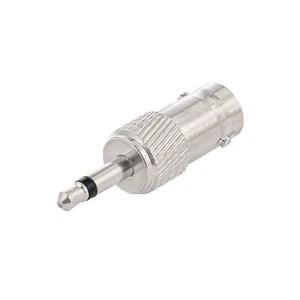 3.5 mm 1/8 Inch TS Male to BNC Female Adapter für Antenna, Radio,CCTV,DVR Camera - Picture 1 of 9
