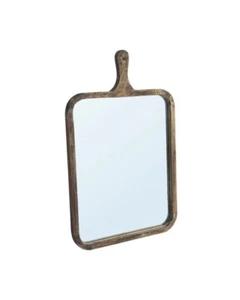 SPECCHIO IN CORNICE CON MANICO H.63 CM - Foto 1 di 1
