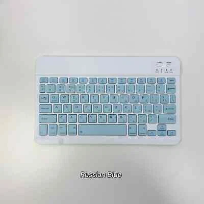 Russian Language Ultra-Thin Bluetooth Keyboard Rechargeable Silent Multi-Device - Image 1 of 4
