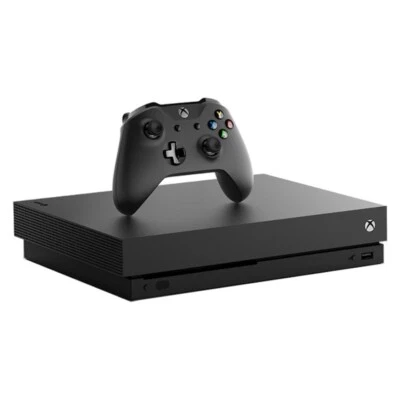 Microsoft Xbox One X - 1TB - Black Console + Controller & Power Supply Very Good - Image 1 of 3