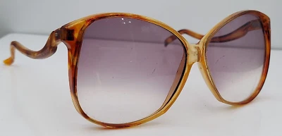 Винтажные коричневые овальные солнцезащитные очки Foster Grant ТОЛЬКО ОПРАВЫ США - Изображение 1 из 4