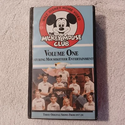 Mickey Mouse Club Volume 1 Walt Disney Home Video VHS Tape Clamshell Mouseketeer - Image 1 of 4