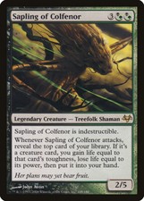 Sapling of Colfenor Eventide PLD Black Green Rare MAGIC MTG CARD ABUGames