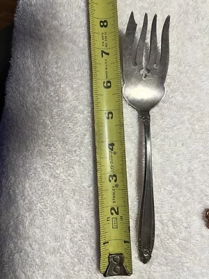 Cubiertos de plata de ley - Tenedor grande International Prelude Cold Meat Foto 1 de 4