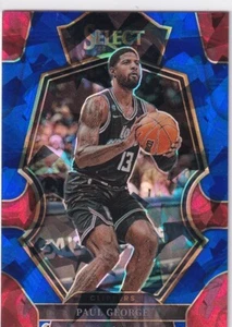 2022-23 Panini Select - Premier Level Paul George #116 Red Cracked Ice Prizm - Foto 1 di 2