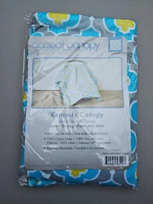 Carseat Canopy Kennedy Yellow Teal Gray - Image 1 of 3