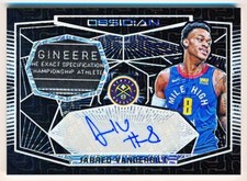 2018-19 Obsidian Jarred Vanderbilt RPA White Mojo Tag Patch Auto Rc #RJJVB (1/1)