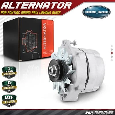 Nuevo Alternador para Pontiac Grand Prix Grand Am LeMans Buick LeSabre 63A 12V CW Foto 1 de 4