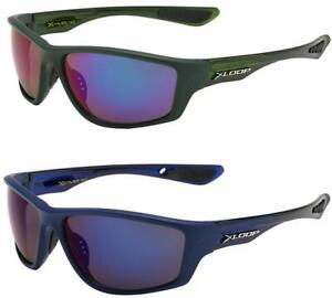 Men's X-Loop sport Sunglasses Wrap Around Running Mirrored Cycling Ladies UV400