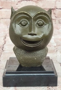 Bronze Sculpture Statue of Monkey Zodiac Animal by Yanez Collectible Figurine - Picture 1 of 10