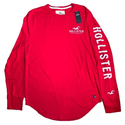 Camisa Hollister Para Hombre Pullover Manga Larga Ropa de Calle Informal Bordada|Talla:M Foto 1 de 4