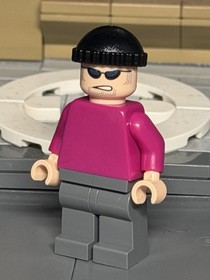 Batman 1 2006 Joker Henchman Magenta Custom Minifigure Bat007 (7782/7888)