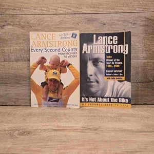 Lance Armstrong X2 Large Paperback Book Bundle - Bild 1 von 1