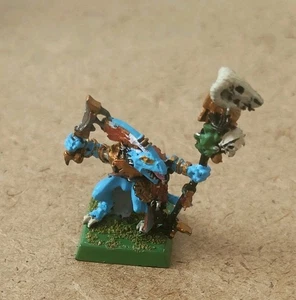 Warhammer Lizardmen Skink Shaman Metal (anni 2000) - Foto 1 di 3