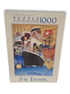 Vtg 1997 Milton Bradley "The Titanic" jigsaw puzzle 1000 pcs - Picture 1 of 4
