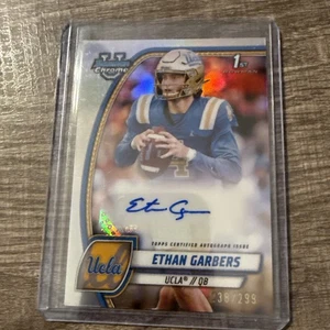 2024 Bowman University Chrome - Chrome Prospect Autographs Ethan Garbers #PA-EGA - Bild 1 von 2