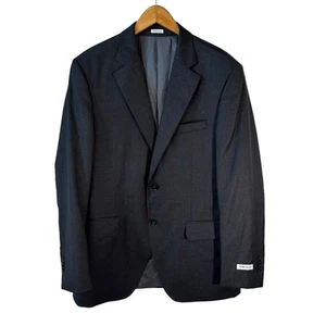 NWT Peter Millar Mens 100% Wool 2 Button SB Flynn Blazer Dark Gray Size 42R   - Picture 1 of 11