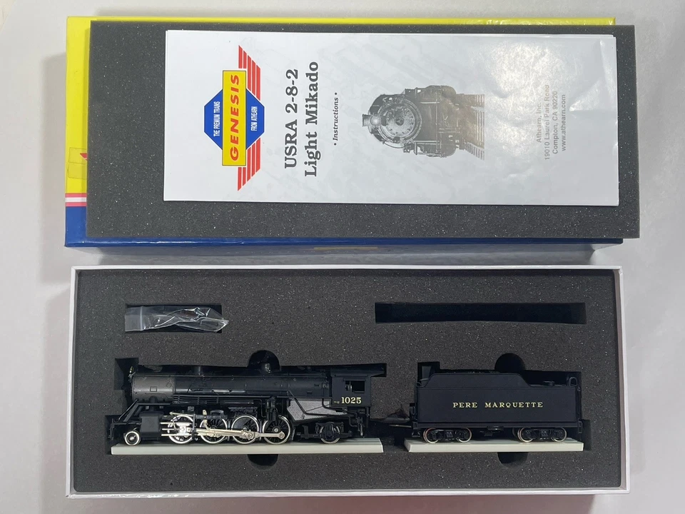 Athearn Genesis USRA 2-8-2 Pere Marquette HO NOS Never Used or Handled NIB Mint - Image 1 of 4