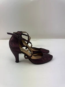 Repetto Paris Womens Purple Glitter Accents Pumps Shoes Size 37 - Picture 1 of 10
