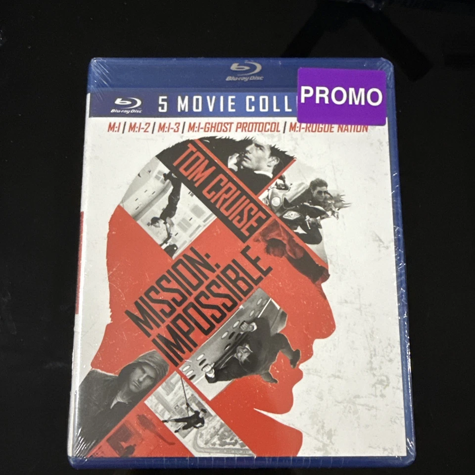 RATE PROMO ED. Mission: Impossible 5 Movie Collection (Blu-ray, 2008) 5-Disc Set - Image 1 of 2