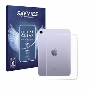 6x Screen Protector for Apple iPad Mini 7 WiFi 2024 (Back) Protective Film - Afbeelding 1 van 11