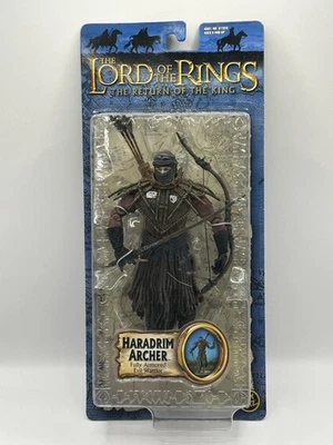 Figura de acción Toybiz El Señor de los Anillos HARADRIM ARCHER 2003 NUEVA LOTR película Foto 1 de 4