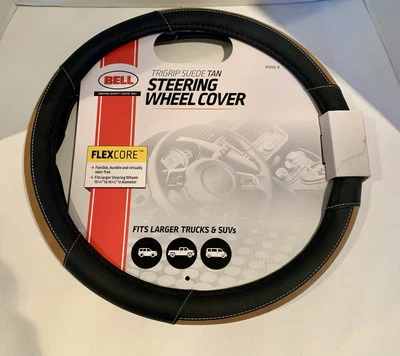 Cubierta de volante Bell 97656-9 gamuza tostada 15 1/2 a 16 1/2 diámetro Foto 1 de 3