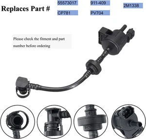 Electroválvula de purga de bote 55573017 EVAP válvula de purga P0496 para 2012-2021 - Imagen 1 de 6