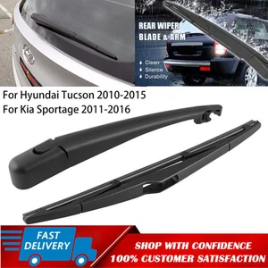 Limpiador trasero hoja de brazo apta para Hyundai Tucson 2010-2015 Kia Sportage 2011-2016 - Imagen 1 de 12