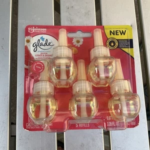 Menge 5 Glade Plugins Duftöl Nachfüller, fröhliche Zitrusfrüchte und Gänseblümchen, 3,35 flüssige Unzen - Bild 1 von 2