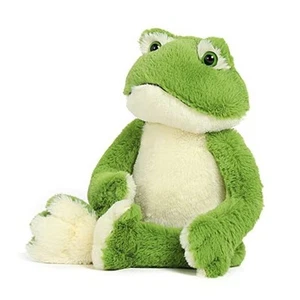 Plush Frog Stuffed Animal Cute Frog Soft Toy with White Belly Gift for Green - Picture 1 of 8