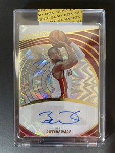 2022-23 Panini Revolution Dwayne Wade Fractal Autograph 09/75 - Card #A-DWW - Picture 1 of 3