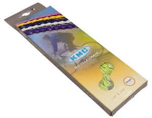 KMC BMX Bicycle Chain Z410 1/2" x 1/8" x 112L - LIME GREEN- NOS! - Picture 1 of 1