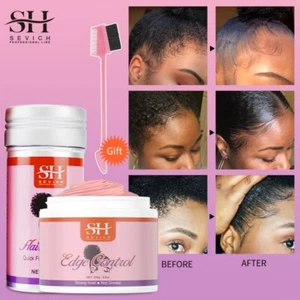 Hair Edge Control Long Lasting Gel 100g with Hair Wax Stick 75g Pomades & Waxes - Picture 1 of 6