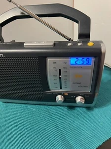 Emerson Portable AM/FM Weather Band Clock Radio Model RP6251 - Picture 1 of 9