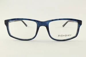 Rare Authentic Yves Saint Laurent YSL 5088 Y643 53mm Blue Marble Frames Italy - Picture 1 of 5