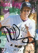 Mike Kingery autographed Baseball Card (Colorado Rockies) 1995 Fleer #522