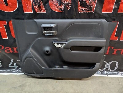 2015-2019 Chevy Silverado GMC Sierra RH Passenger Front Door Panel Jet Black - Image 1 of 4
