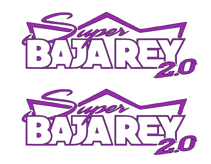 LOSI  SUPER BAJA REY 2.0  DIE-CUT  Decal  Sticker   (  2 PCS  )   RC Truck NEW - Image 1 of 1