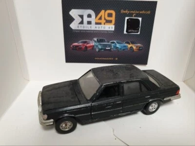 Mercedes 450 SEL noire Burago 1/24 - Photo 1/3